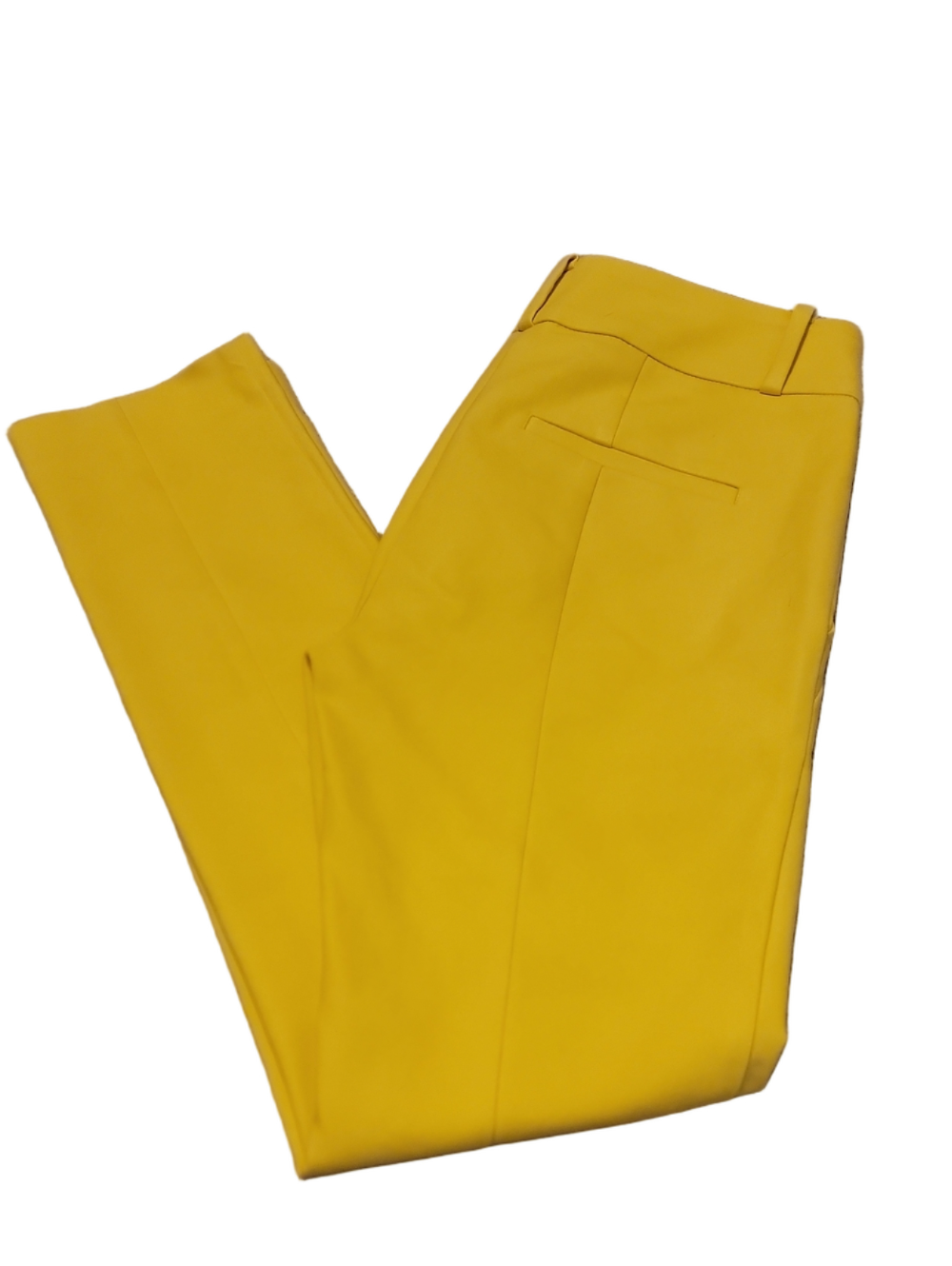 LOFT Modern Skinny Ankle Bright Yellow Pants Size 0 EUC